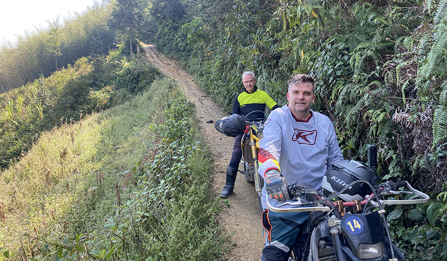 Volunteer motorcycle tour